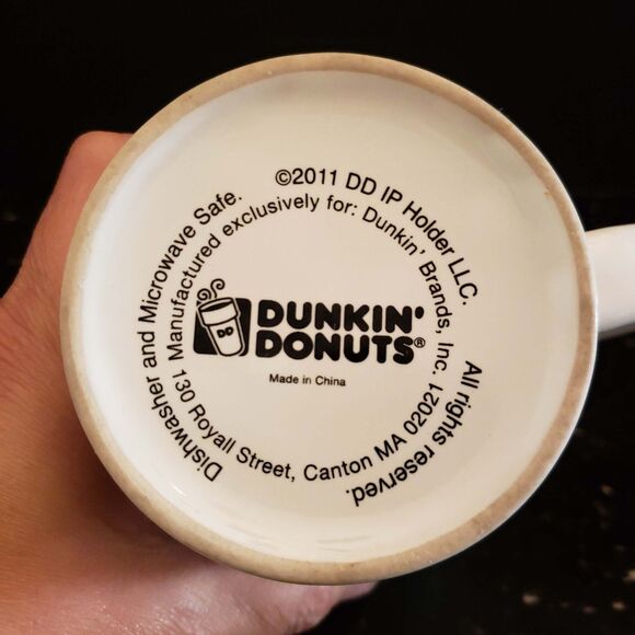 Dunkin Donuts Coffee Mug 2011 Buzz Words Advertisement Cup - Picture 7 of 10